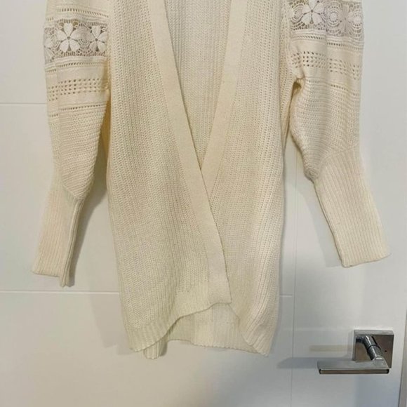 Black Tape Knitted Cardigan - Picture 2 of 4